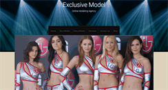 Desktop Screenshot of exclusivemodel.net