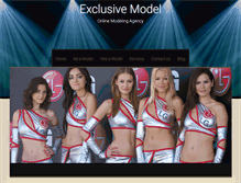 Tablet Screenshot of exclusivemodel.net